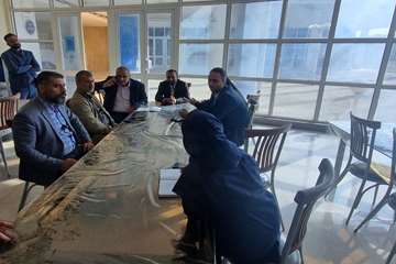 بازدید معاون فرهنگی دانشجویی دانشگاه از سلف سرویس سایت لاکان